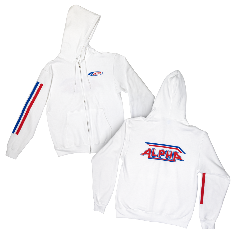 Alpha Zip Up Hoodie Estes Rockets