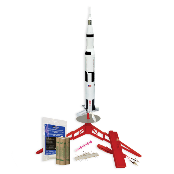 Apollo 11 Anniversary Bundle - Saturn V Model Rocket | Estes Rockets Apollo 11 Anniversary Bundle - Saturn V Model Rocket | Estes Rockets