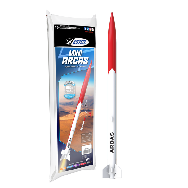 Mini Arcas | Advanced Mini Engine Model Rocket Kit | Estes Rockets