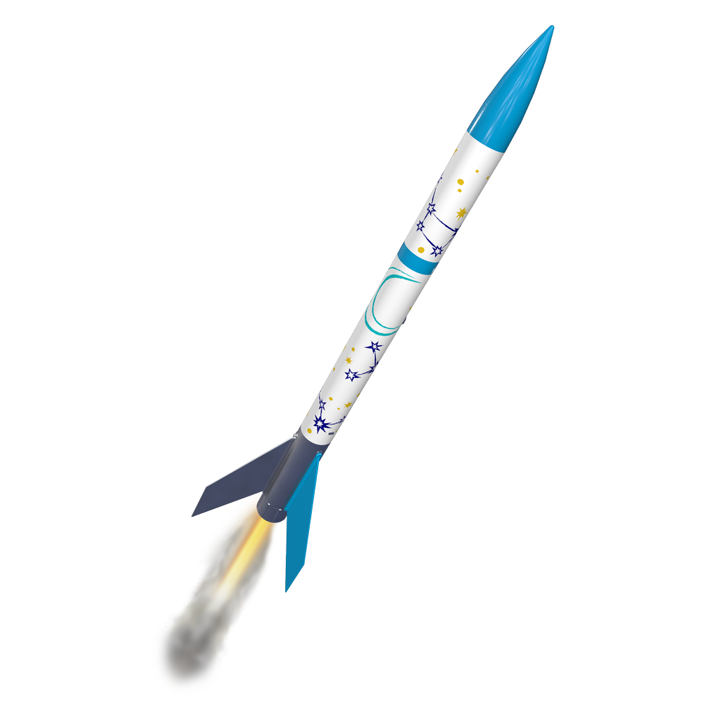 Estes Cosmic Cargo Model Rocket Launch