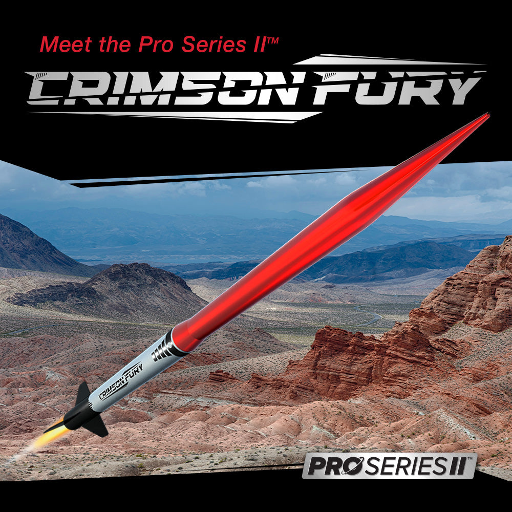 Meet the Pro Series II Crimson Fury Model Rocket from Estes