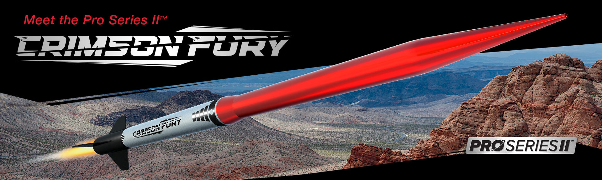 Meet the Pro Series II Crimson Fury Model Rocket from Estes