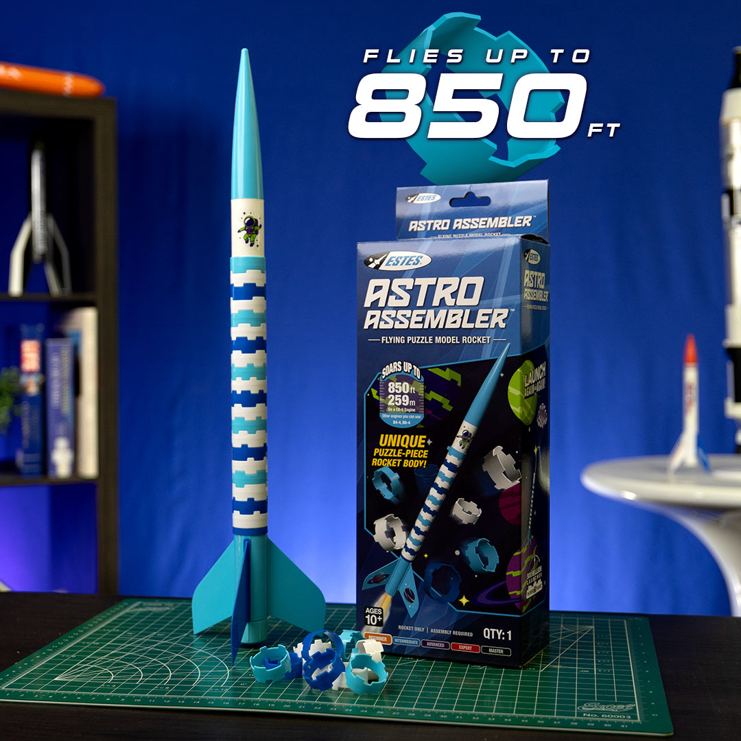 Astro Assembler™ Puzzle Rocket - Beginner Model Rocket Kit | Estes