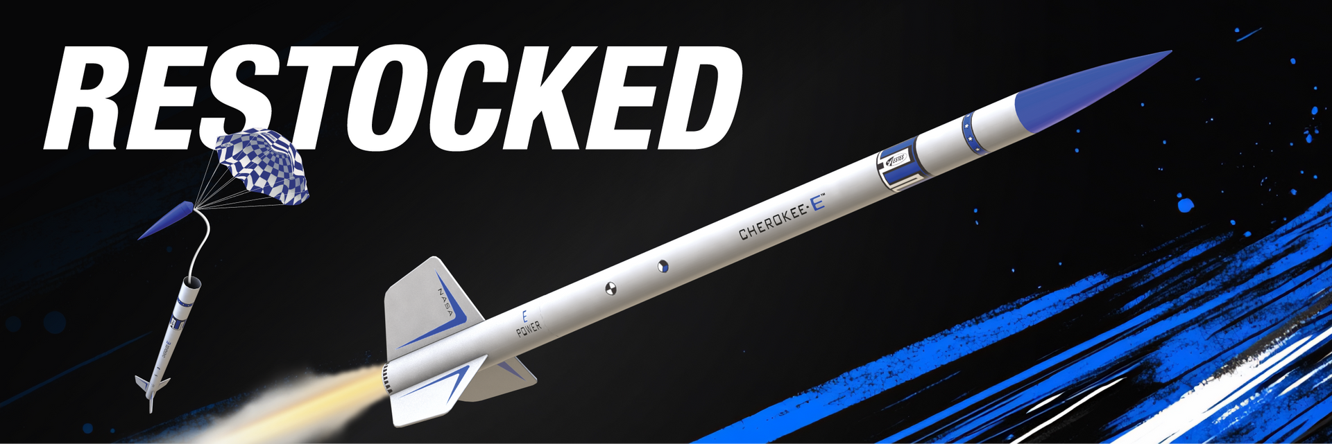 Estes Cherokee-E Flying Model Rocket 