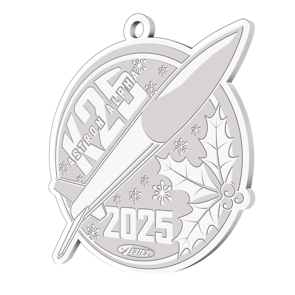 2025 Estes Christmas Ornament Rocketry Themed Decoration