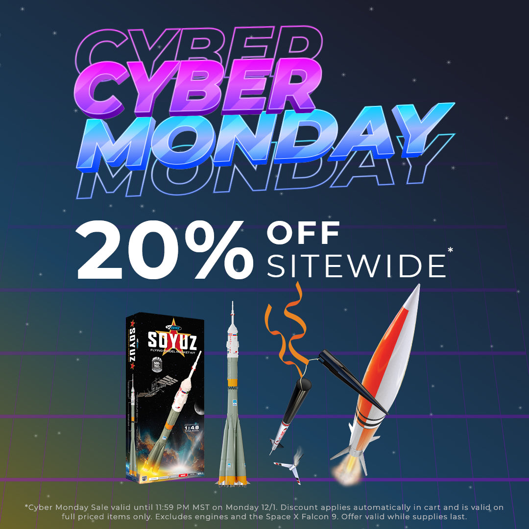 Estes Rockets Cyber Monday Sale - 20% Off Sitewide