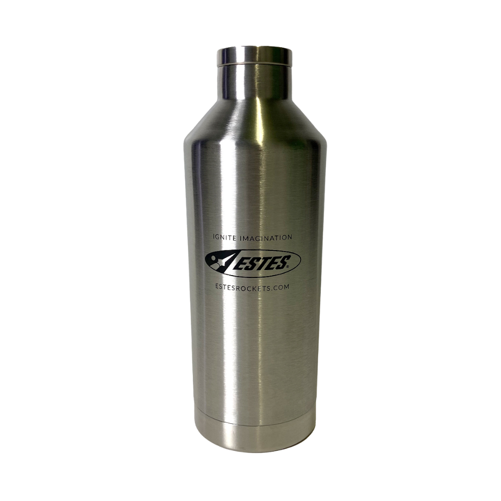 Estes Explorer Stainless Steel Water Bottle - Model Rocket Collectibles 