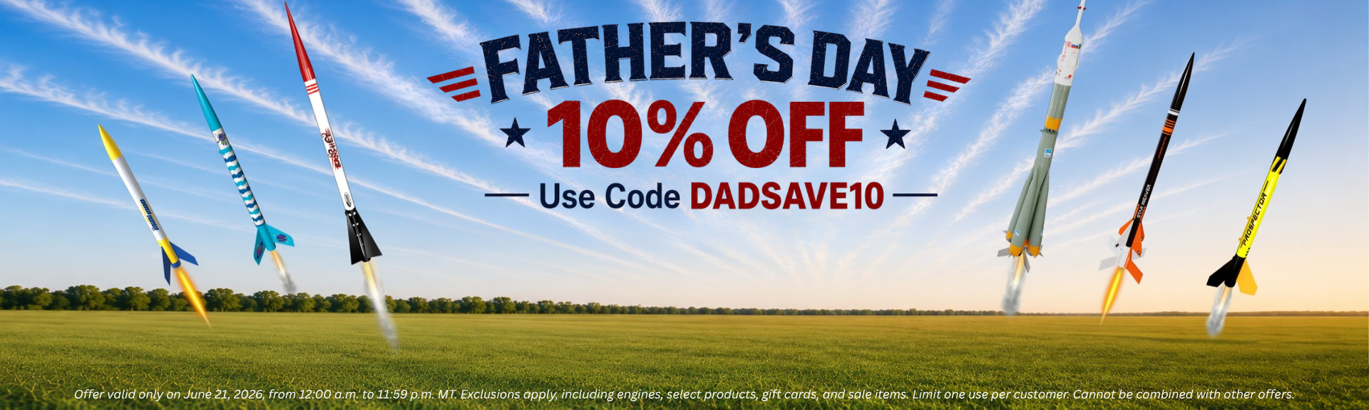 Estes Rockets Father's Day Sale | Save 10% Off with code DADSAVE10