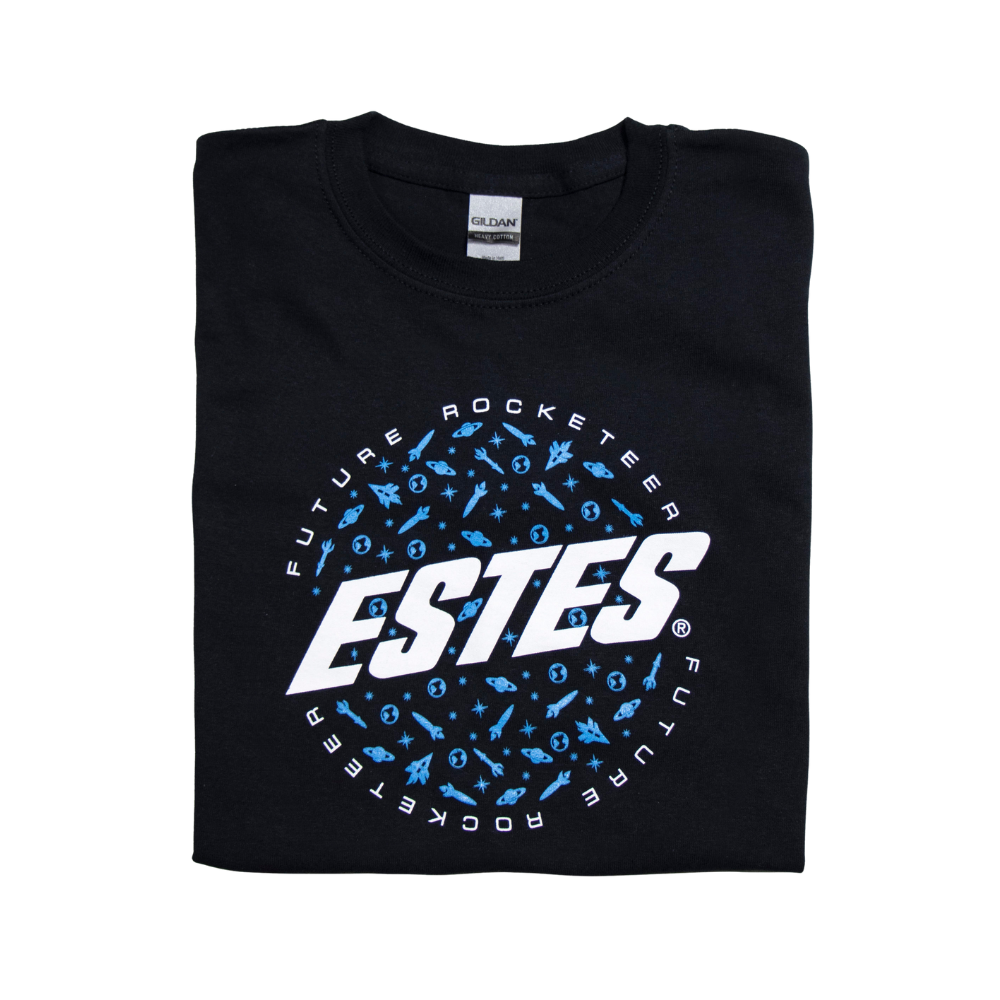 Estes Future Rocketeer T-Shirt Folded