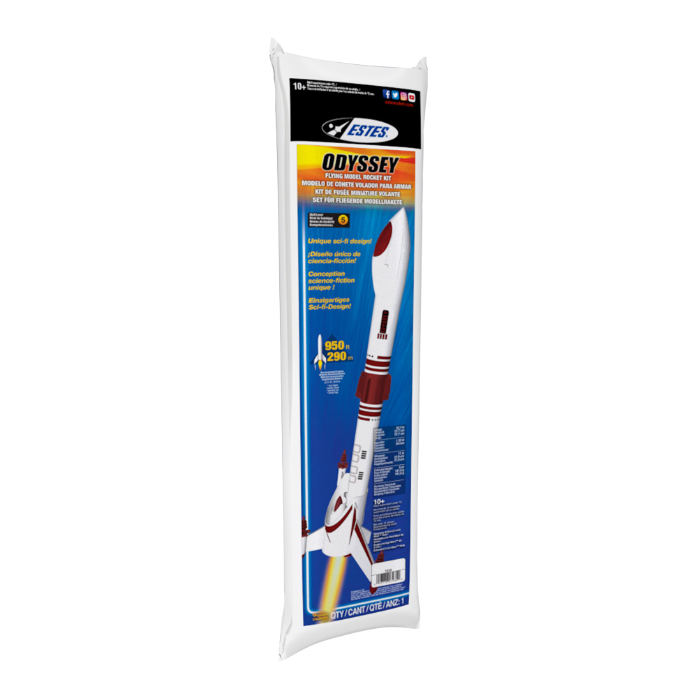 Estes Odyssey Model Rocket Kit Packaging