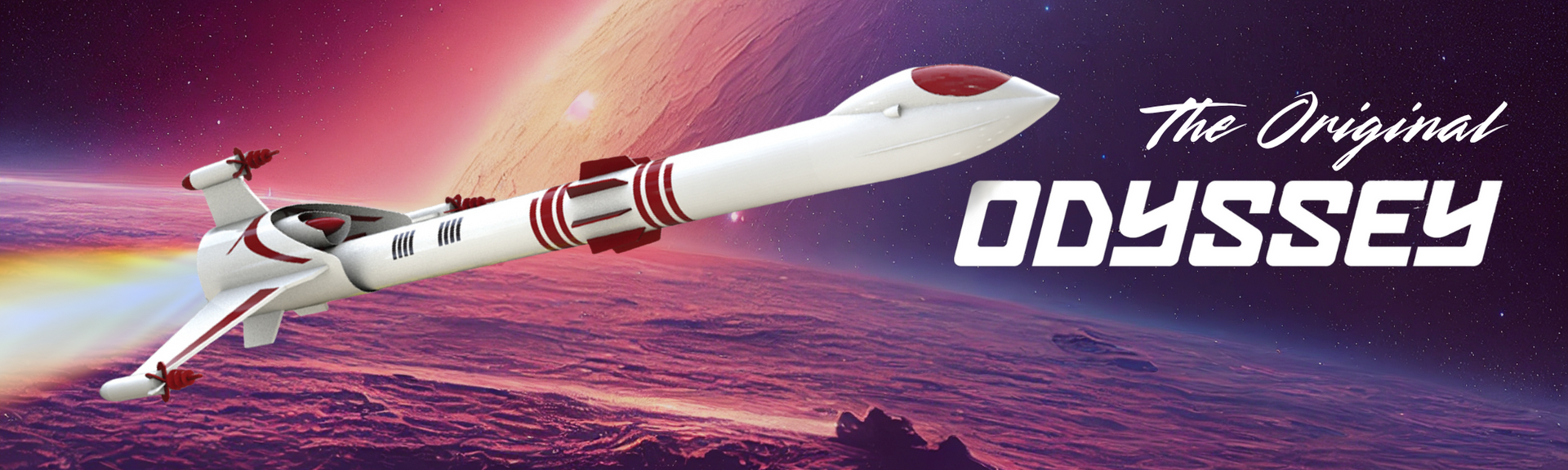 Estes Odyssey Model Rocket Web Banner