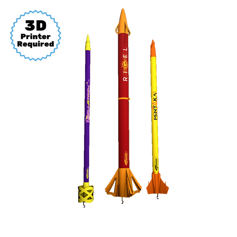 3d Shape Rockets Shop 3D Print Model Rocket Kits | Estes Rockets