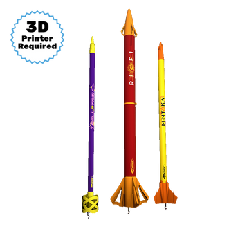 Shop 3D Print Model Rocket Kits | Estes Rockets