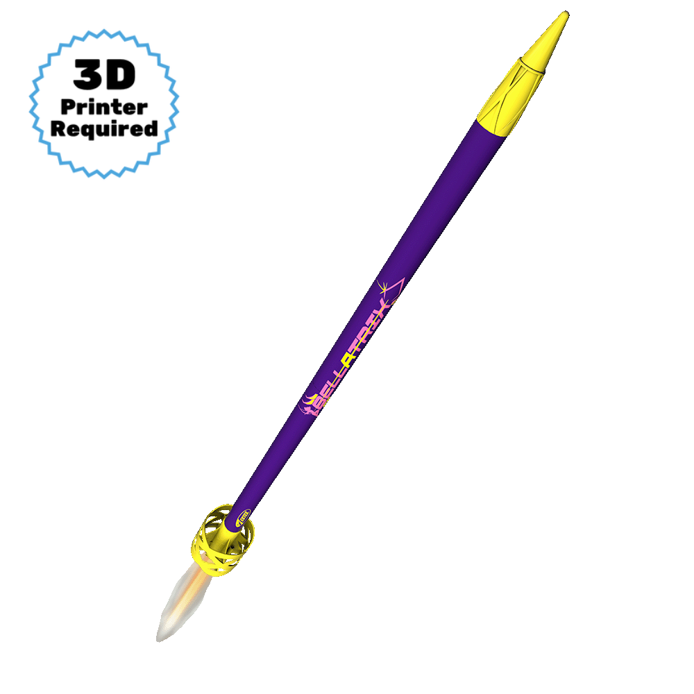 Estes Orion Bellatrix Flying 3D Printed Model Rocket 