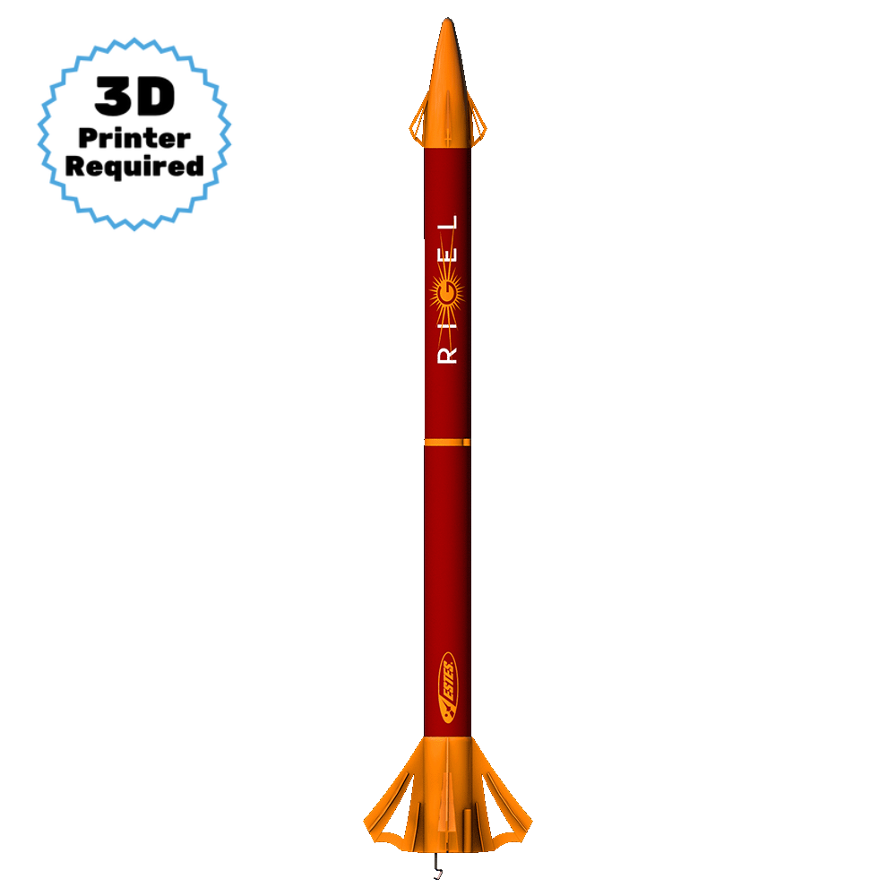 Estes Orion Rigel 3D Printed Model Rocket