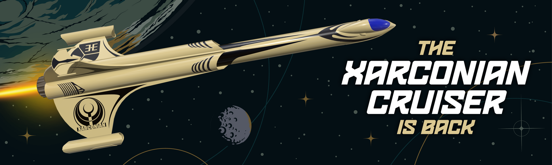 Estes Xarconian Cruiser Flying Model Rocket