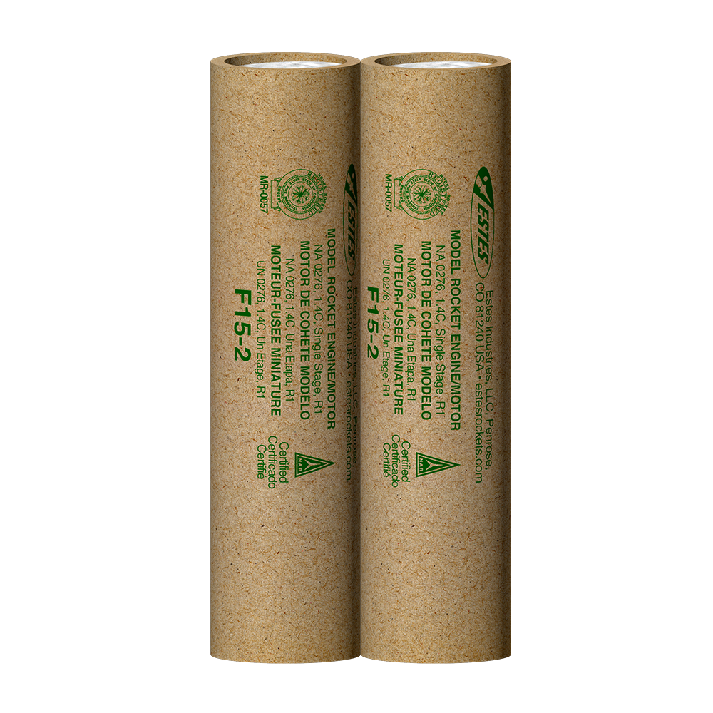F15-2 29mm Model Rocket Engines Pack of 2