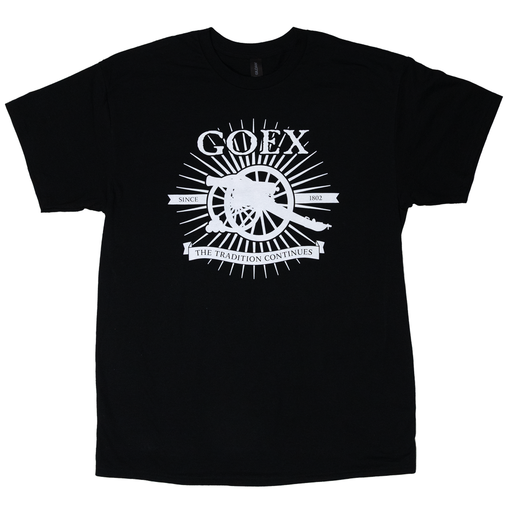 GOEX The Tradition Continues T-Shirt Black - Heritage Apparel by Estes ...