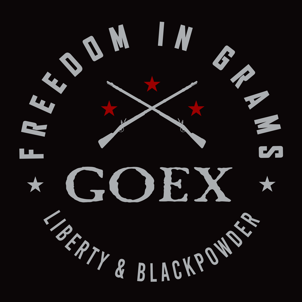 GOEX Black Powder Flag Shirt Front Detail