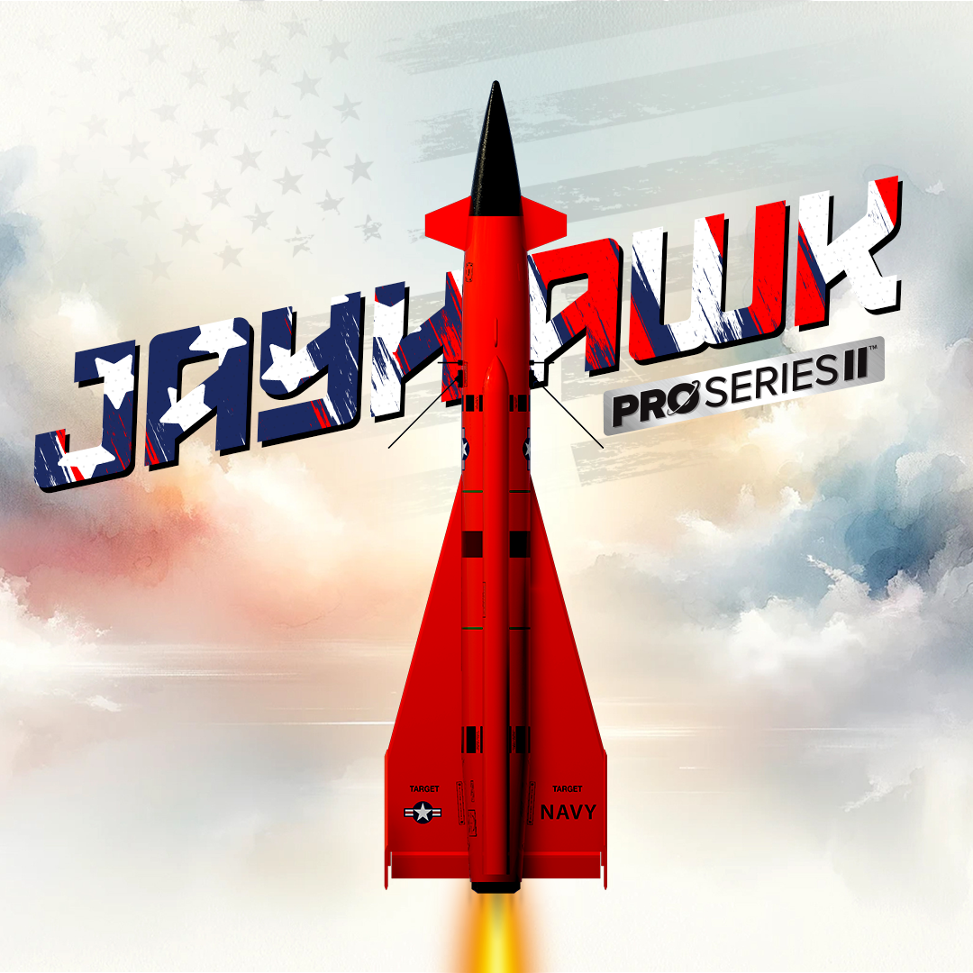 Estes Jayhawk Flying Model Rocket Banner