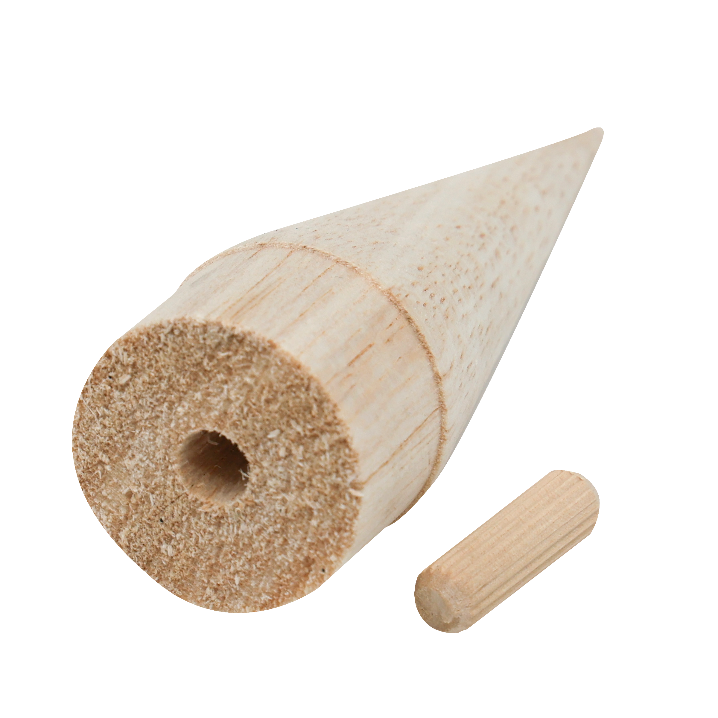 The Launch Pad - BT60 5.5" Long BNC Balsa Wood Model Rocket Nose Cone