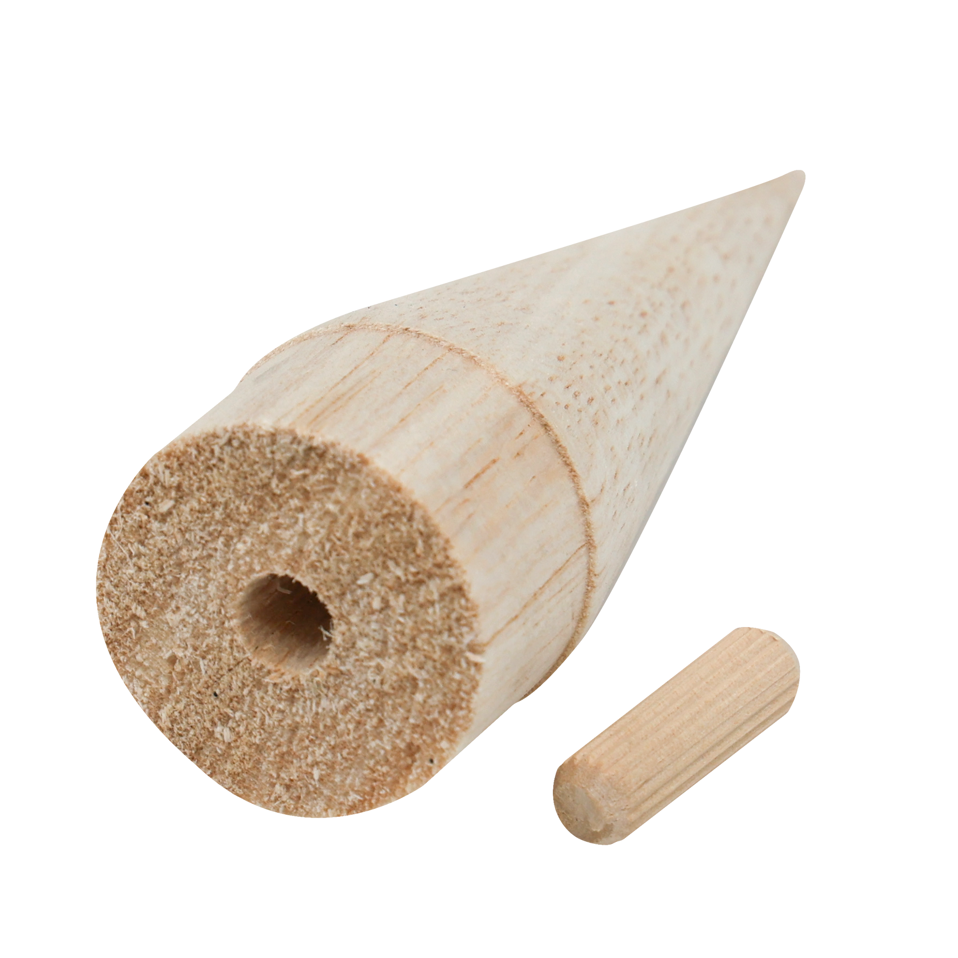 The Launch Pad - BT60 5.5" Long BNC Balsa Wood Model Rocket Nose Cone