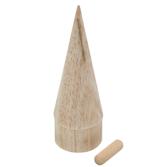BT60 5.5" Long BNC Balsa Wood Model Rocket Nose Cone from The Launch Pad
