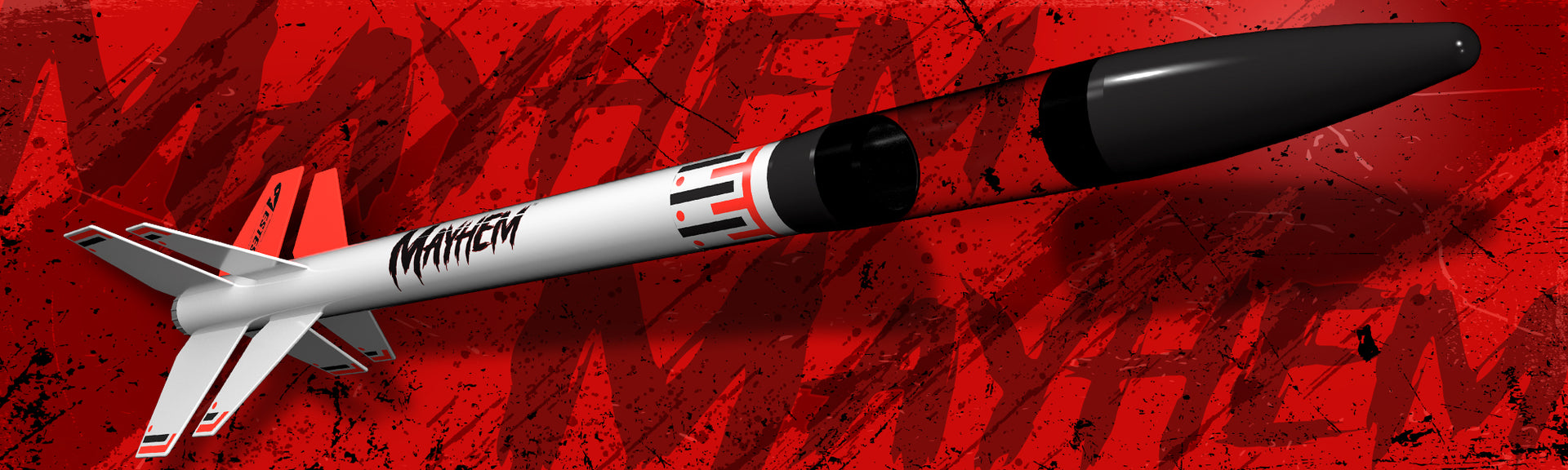 Estes Mayhem Model Rocket Banner