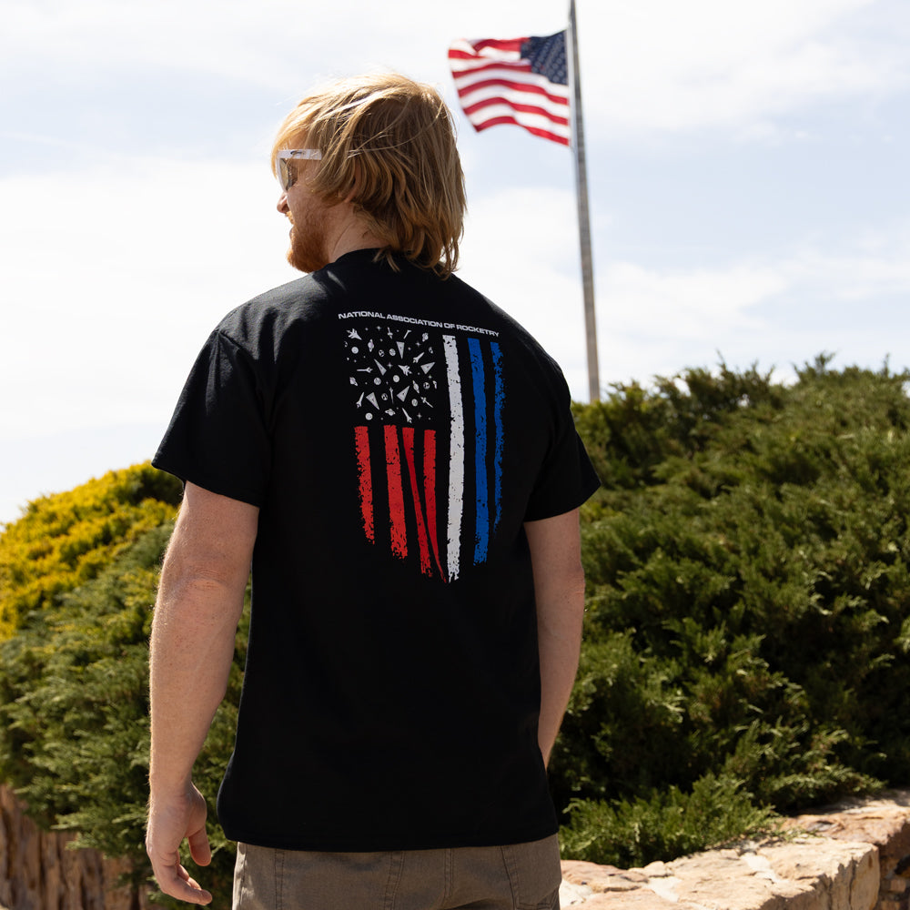 National Association of Rocketry Flag Shirt  - Lifestyle