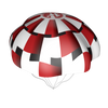 Estes 24 inch Red Rip Stop Nylon Parachute for Model Rockets