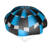 Estes 36 inch Teal Rip Stop Nylon Parachute for Model Rockets