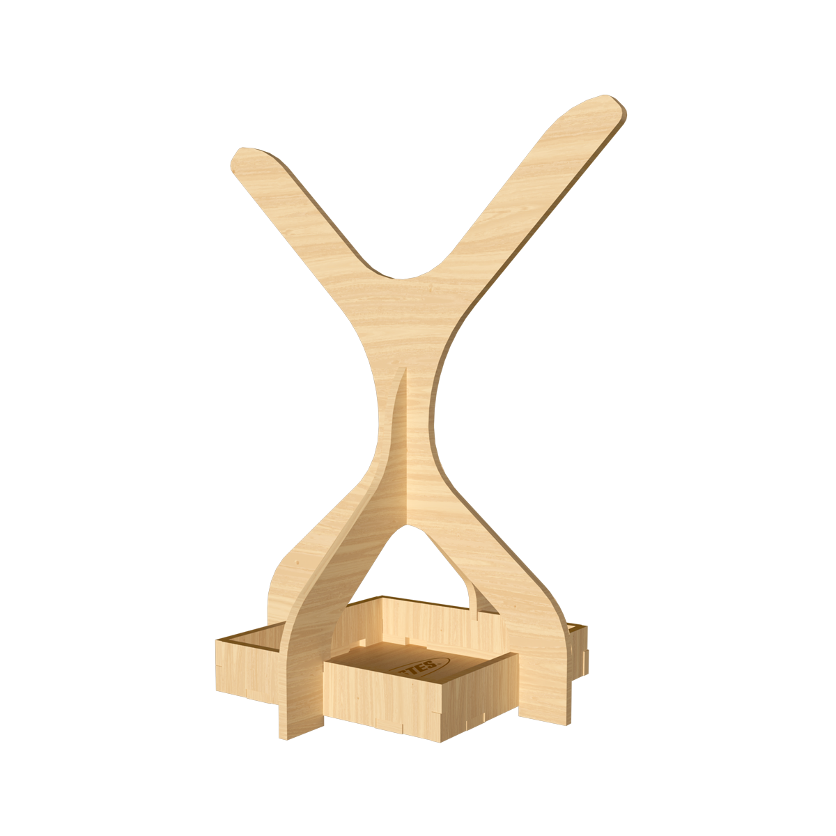 Laser-Cut Rocket Cradle – Perfect Display for Model Rockets | Estes Rockets