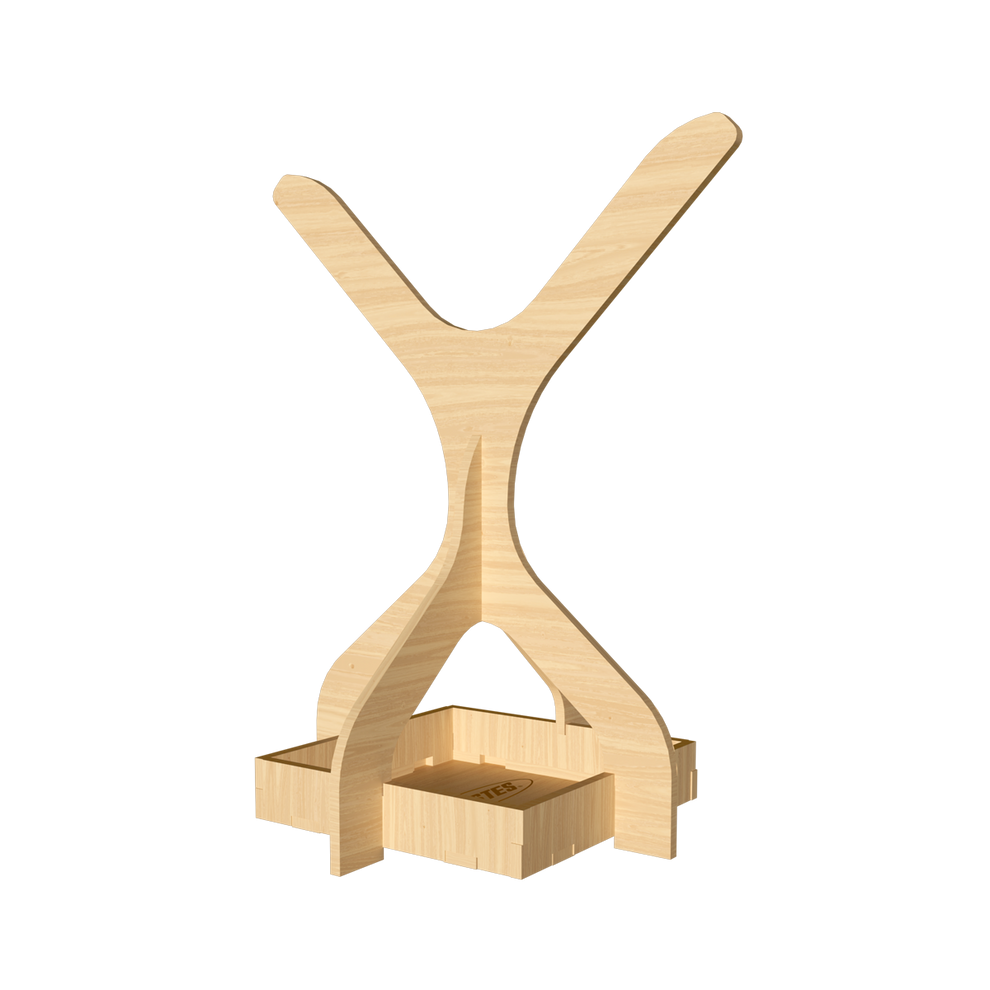 Laser-Cut Rocket Cradle – Perfect Display for Model Rockets | Estes Rockets