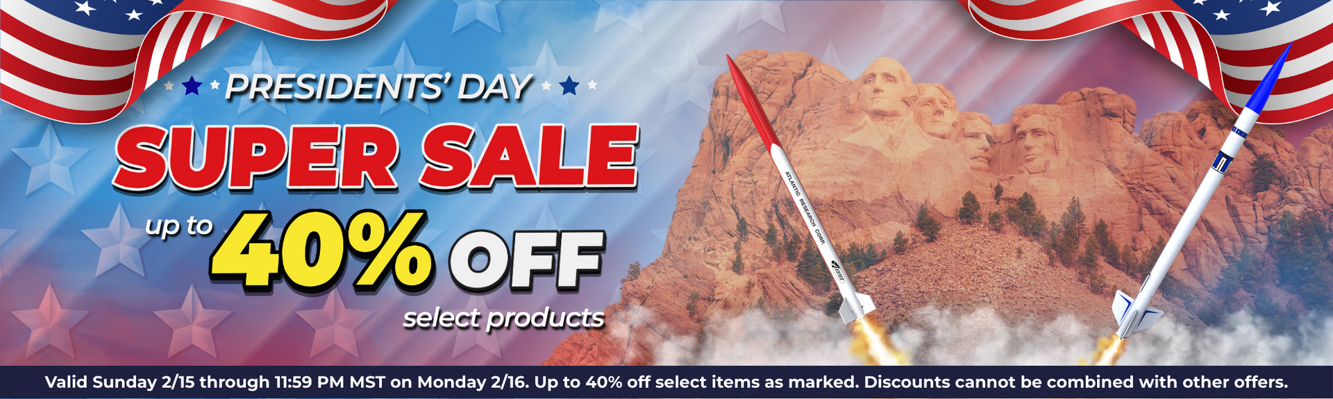 Estes Rockets Presidents Day Super Sale | Save Up to 40% Off Select Products