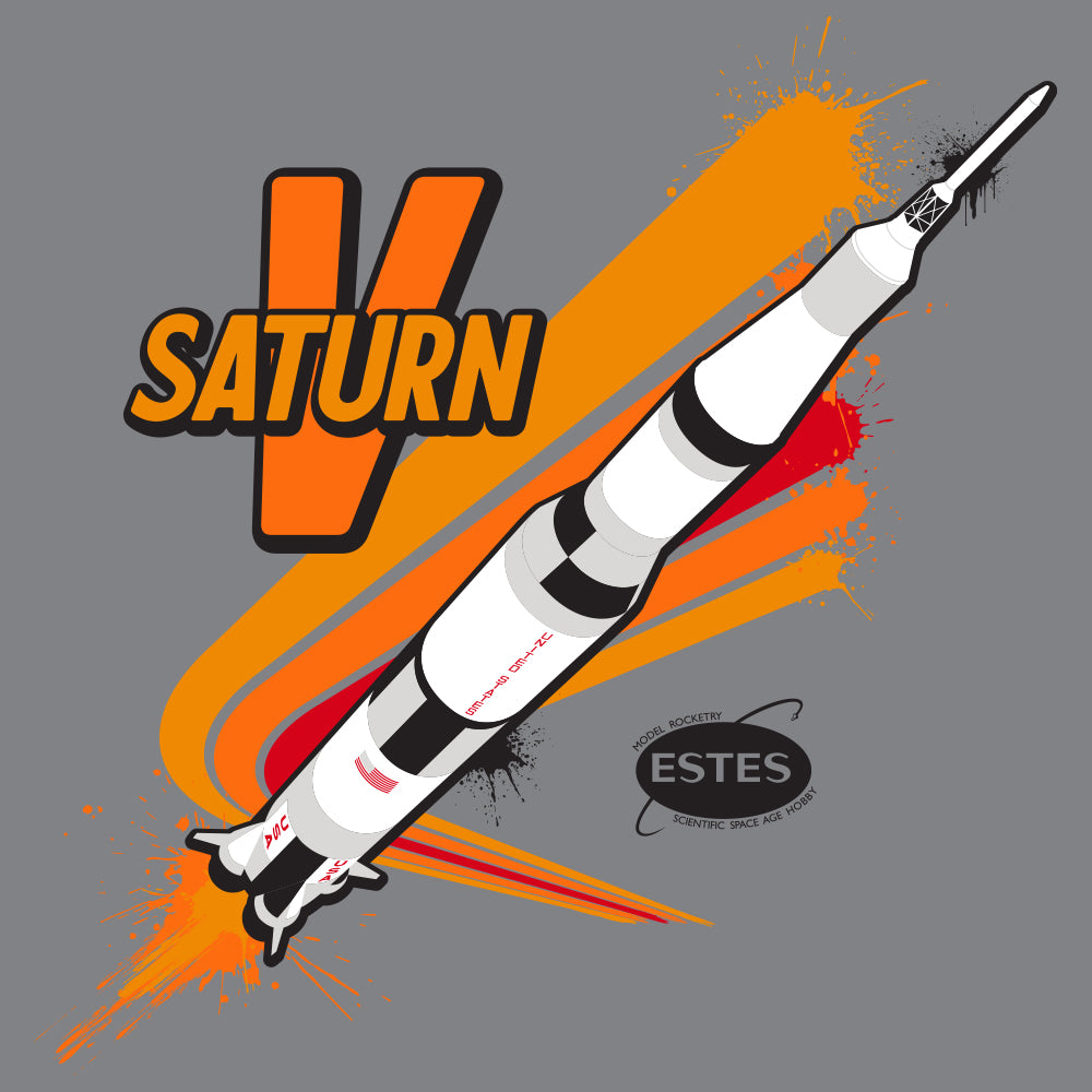 Estes Saturn V T-Shirt Graphic