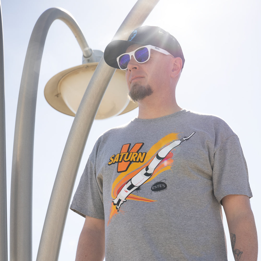 Estes Saturn V Rocket Shirt Lifestyle