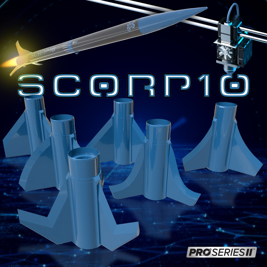 Estes Scorpio 3D Printed Model Rocket