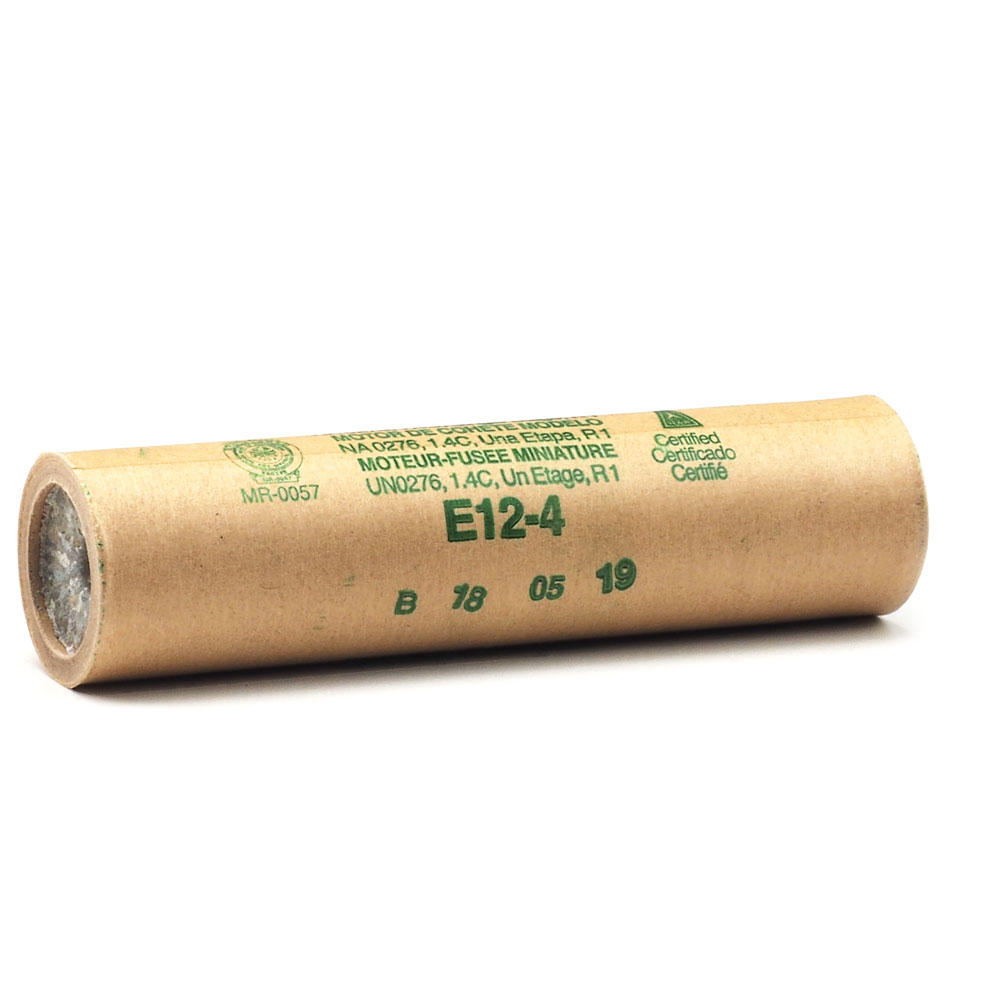 Estus Motor Rockets E12-4 Engines | Estes Rockets