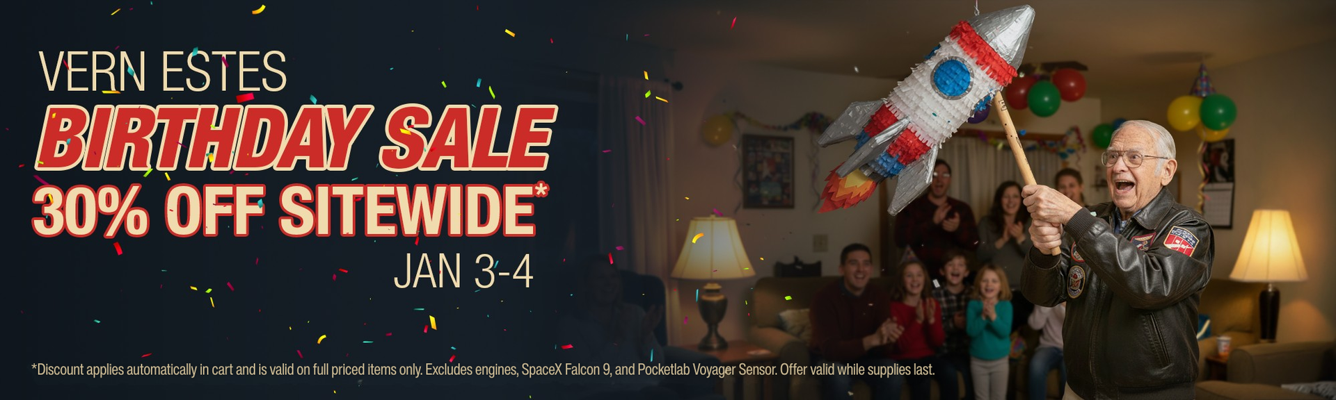 Vern Estes Birthday Sale | 30% Off Sitewide