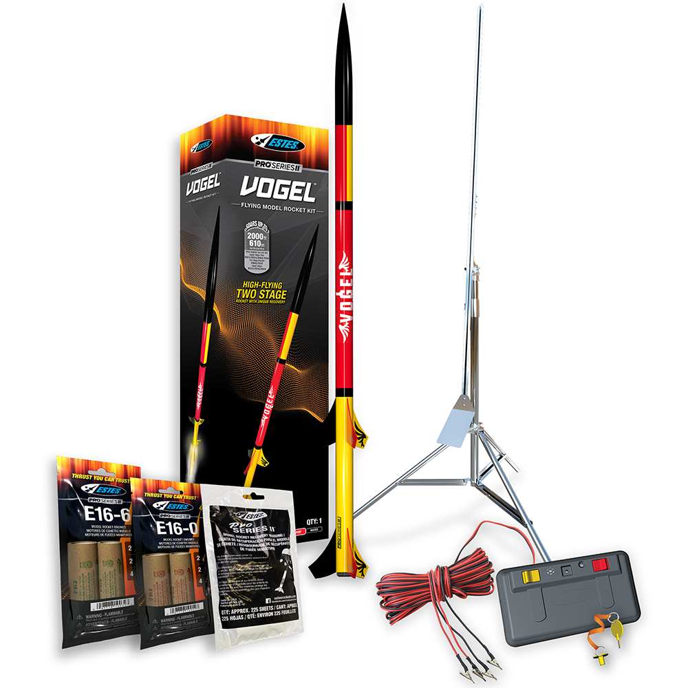 Estes Pro Series II Vogel Peak Performance Bundle with Launch Rail Included