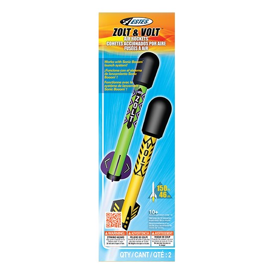 001913 - Estes Zolt™ & Volt™ Air Rockets Package