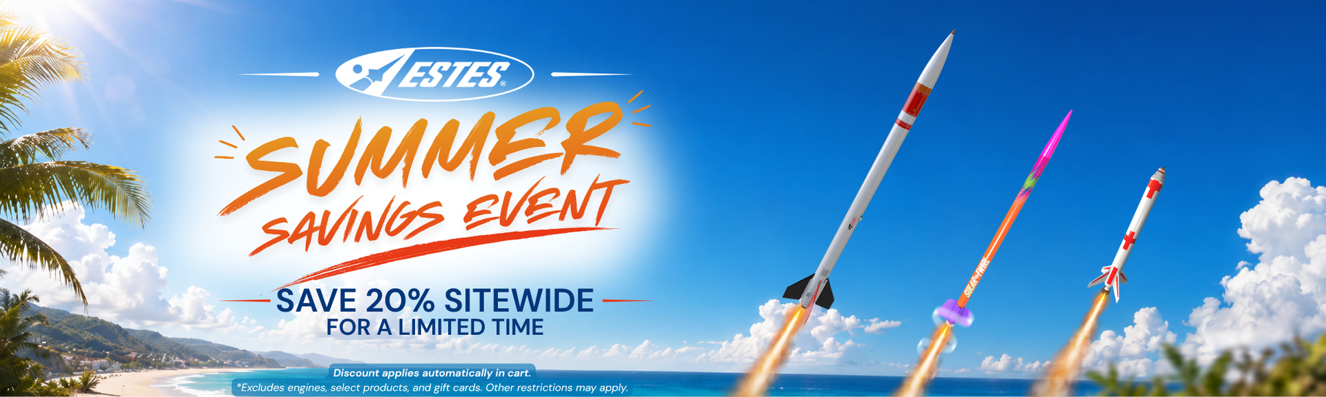 Estes Summer Savings Event - Save 20% Sitewide