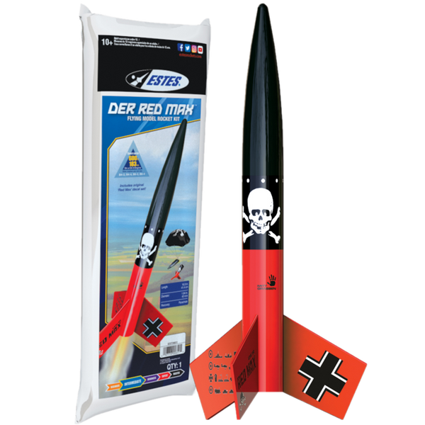 Der Red Max™ Model Rocket Kit - Classic Estes Favorite | Estes Rockets