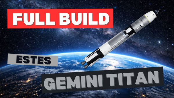 Estes Gemini Titan 1:48 Scale Flying Model Rocket Build Video Thumbnail