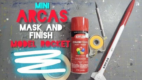 Estes Mini Arcas Model Rocket Build Video Thumbnail