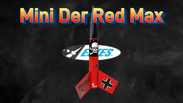 Estes Mini Der Rex Max Model Rocket Build Video Thumbnail