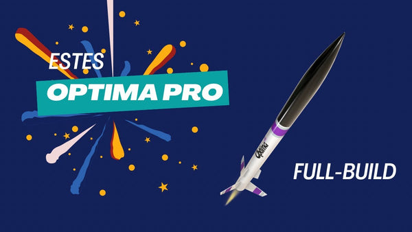 Estes Optima Pro Model Rocket Build Video Thumbnail