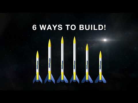 Estes Mini Mod Flying Model Rocket Kit - 6 Different Ways to Build!
