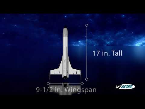 Estes LEO Space Train Flying Model Rocket Kit