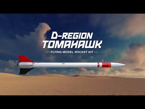 The Estes D Region Tomahawk flying model rocket kit is here!